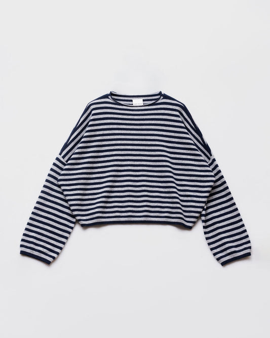 Pull fin large NEW NAVY + GREY PEARL