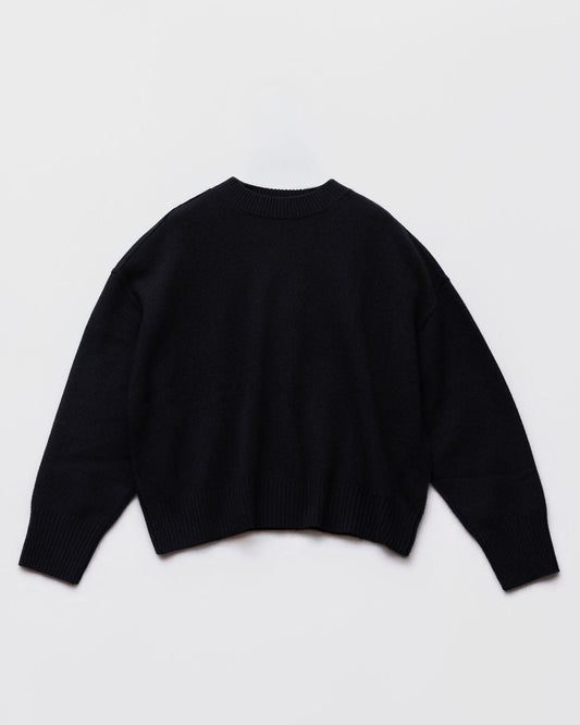 Gros Pull Col rond BLACK