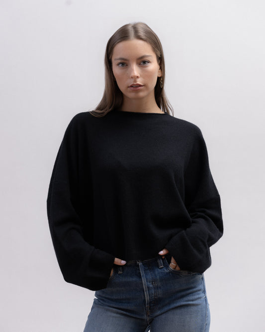 Pull fin large BLACK Celine