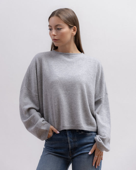 Pull fin large GREY PEARL Celine