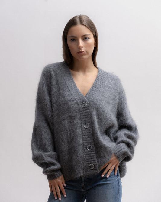 Beast Brushed Gillet Over Pewter