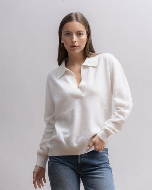 Pull ML Col LILY ECRU