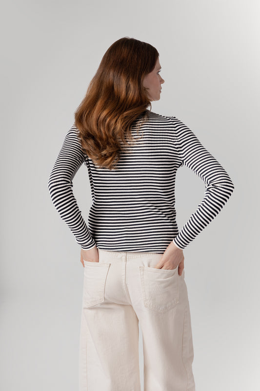 YONNY STRIPE - CREAM & NAVY